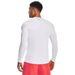 Under Armour HeatGear Fitted Long-Sleeved Top White 10 Under Armour HeatGear Fitted Long-Sleeved Top White -Sports Comprehensive ua 1361506 100 004