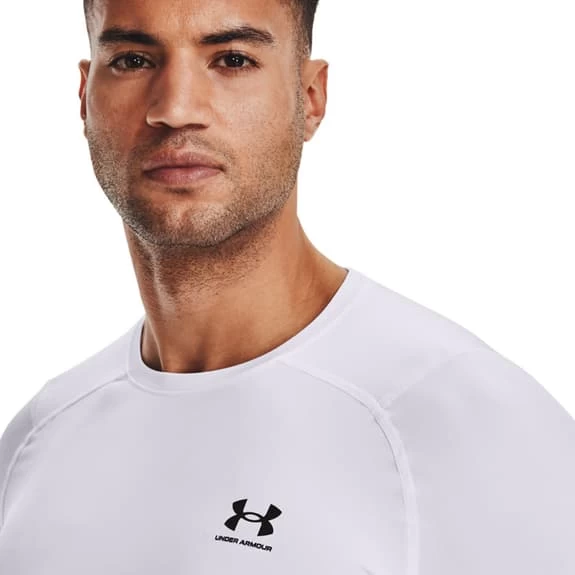 Under Armour HeatGear Fitted Long-Sleeved Top White 6 Under Armour HeatGear Fitted Long-Sleeved Top White - Image 5