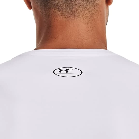 Under Armour HeatGear Fitted Long-Sleeved Top White 7 Under Armour HeatGear Fitted Long-Sleeved Top White - Image 6
