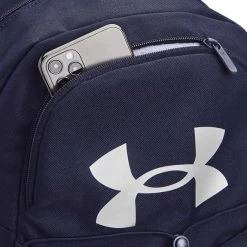 Under Armour Hustle Sport 26L Backpack Navy Blue Grey -Sports Comprehensive ua 1364181 410 004