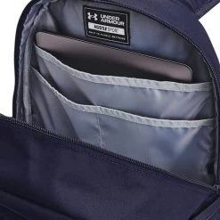Under Armour Hustle Sport 26L Backpack Navy Blue Grey -Sports Comprehensive ua 1364181 410 005