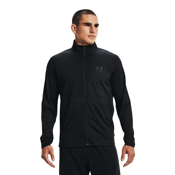 Under Armour Pique Track Full Zip Sweatshirt Matte Black 5 Under Armour Pique Track Full Zip Sweatshirt Matte Black - Image 3