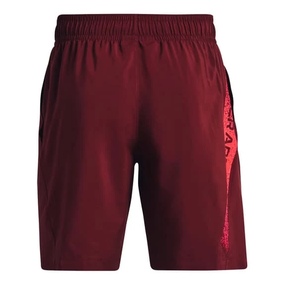 Under Armour Woven Graphic Shorts Maroon 4 Under Armour Woven Graphic Shorts Maroon - Image 2