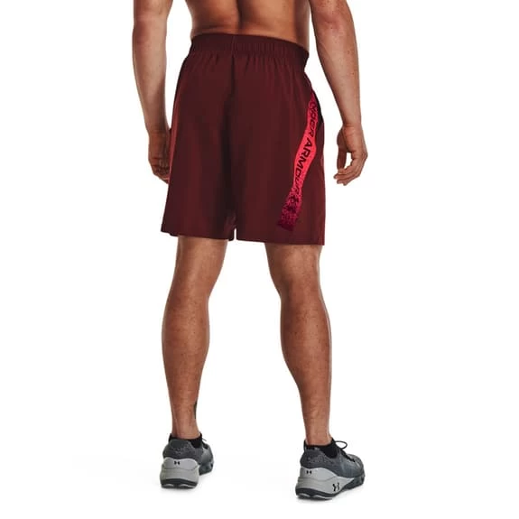 Under Armour Woven Graphic Shorts Maroon 6 Under Armour Woven Graphic Shorts Maroon - Image 4
