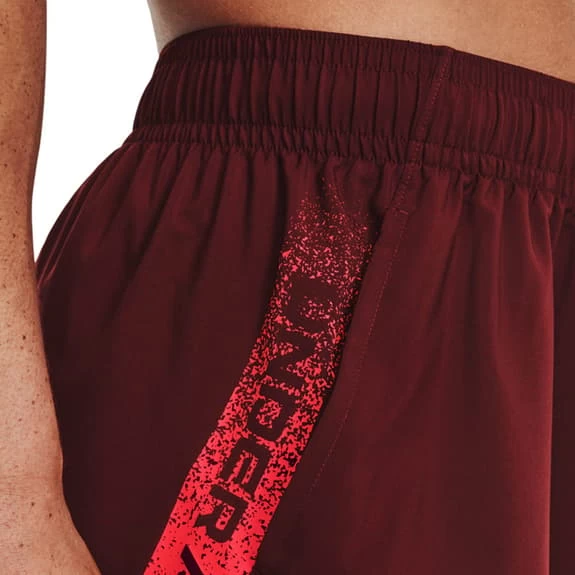 Under Armour Woven Graphic Shorts Maroon 7 Under Armour Woven Graphic Shorts Maroon - Image 5
