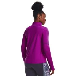 Under Armour Train Cold Weather Half Zip Sweatshirt Pink Women -Sports Comprehensive ua 1373969 577 004