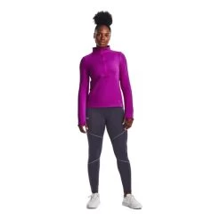 Under Armour Train Cold Weather Half Zip Sweatshirt Pink Women -Sports Comprehensive ua 1373969 577 005